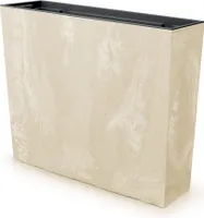 Blumenkasten Blumentopf Balkonkasten Einsatz 58x18x50 cm Beige beton optik