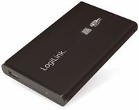 LogiLink 6,35 cm (2,5") Festplatten-Gehäuse, USB 2.0 zu IDE, schwarz