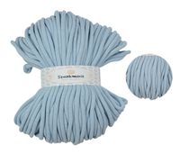 Baumwollschnur Grau-weiß Gestreift - 92 Meter 1,5mm Kordel