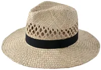 Cowboy Strohhut Schwarzes Ripsband