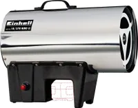 Einhell GE-HG 18/370 Niro Li-Solo D/AT Tepelná pistole černá, nerezová ocel