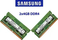 8 GB (2 x 4 GB) paměti Samsung, DDR 4, SO DIMM, 3200 MHz