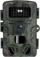 Wildkamera 1080P 36MP Abzugsentfernung Bis 20m Wildkamera mit Bewegungsmelder Nachtsicht 0,2s Schnelle Trigger Geschwindigkeit 34 pcs IR LEDs Jagdkamera