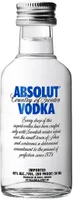 Absolut Vodka Original, Wodka, Schnaps, Spirituose, Alkohol, Mini-Flasche, 40 %, 50 ml, 70350000