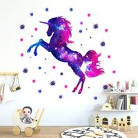 Einhorn Wandtattoo Wandsticker Wandbild Aufkleber Unicorn Kinderzimmer Mädchen