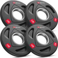 Hop-sport Sada olympijských závaží 4x1,25kg | Olympijský kotúč | Olympijská činka