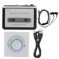 Magnetofon kasetowy do komputera, konwerter MP3 CD, cyfrowe nagrywanie dźwięku, odtwarzacz muzyczny