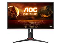 AOC G2 CQ27G2U/BK - 68,6 cm (27 Zoll) - 2560 x 1440 Pixel - Quad HD - LED - 1 ms - Schwarz - Rot