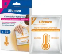 Lifemed Wärme-Sofort-Kompresse 150 x 130 mm weiß