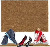 relaxdays 10014666_0 relaxdays Kokosmatte braun 40,0 x 60,0 cm