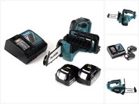 Makita DUC 122 RT 18 V Li-Ion Akku Kettensäge + 2x BL1850 5,0 Ah Akku + DC18RC Ladegerät