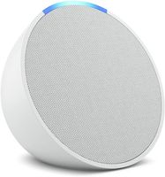 Amazon Echo Pop | Kompakter und smarter WLAN- und Bluetooth-Lautsprecher mit vollem Klang und Alexa | Weiß