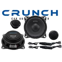 Crunch DSX4.2E - 10cm Lautsprecher Kompo Boxen System (extra flach) 100mm