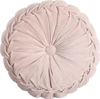 Kissen - Rosa - Ø 60 cm - Samtoptik