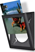 Show & Listen Flip Frame Wandständer für Schallplatten Black