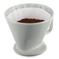 Tchibo Kaffeefilter, Filtergröße 2,  Spülmaschinengeeignet, Keramik, Weiß