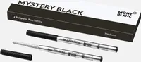 Montblanc Mod. Mistery Black - Ballpoint Pen Refills - Medium - 2 Pcs