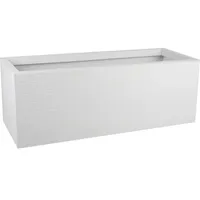 Blumentopf EDA Graphit Up rechteckig Weiß 79,5 x 29,5 x 29,5 cm