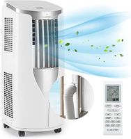 Klarstein Mobile Klimaanlage mit Abluftschlauch - Ventilator Luftentfeuchter Nachtmodus Funktion - 9.000 BTU 26 - 44 m² - mobiles Klimagerät mit Fernbedienung - Air Conditioner - weiß