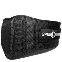 Sporttrend 24® Gewichthebergürtel in verschiedenen Größen 12cm Breite | für Krafttraining, Bodybuilding, Gewichtheben, 99cm