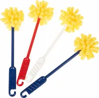 SIDCO Flaschenbürste 4 x Gläserbürste Spülbürste soft Schwamm Bürste Schaumstoff bunt