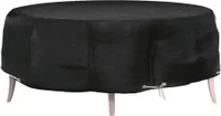 Möbel Abdeckung für Lounge-Insel 8 Ösen Ø188x50 cm Rund - Gartenmöbel-Schutzhüllen 319333