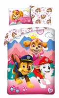 HALANTEX Pościel Paw Patrol różowa bawełna, 140/200, 70/90 cm