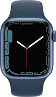 Apple Watch 7 niebieska aluminiowa bransoleta sportowa 41 mm Abyss blue MKN13,