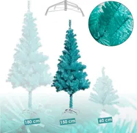Künstlicher Weihnachtsbaum türkis inkl. Ständer Tannenbaum Christbaum 150cm