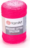 Yarn Art Macrame Bavlna Spectrum 225 m 1311 Pink White Šňůra