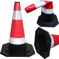 Výstražný Dopravní Patník Měkký Reflexní Skládací Sloupek 60