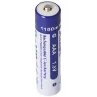 Akumulator litowo-jonowy AAA 1.5V 1100mWh typowo 700mAh ładowany tylko za pomocą specjalnej ładowarki