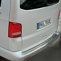 MIT ABKANTUNG LADEKANTENSCHUTZ Edelstahl für VW T5 V / VW T6 VI ab 2003-