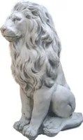 Wunderschöner Löwe aus Steinguss perfekt für den Garten die Terrasse oder den Vorgarten ist Frostfest Witterungsbeständig und Neu 53cm H, PO-P295