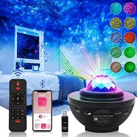 NPO LED Sternenhimmel Projektor Sternenlicht Projektor Sternenhimmel LED Projektor Musikplayer mit Bluetooth Projektor Geeignet für Kinder, Erw. Party,