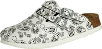 Birkenstock Kay SL Paisley Black/White Schmale Weite Gr. 40