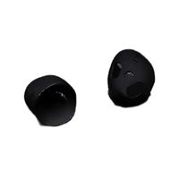 Silikon-Ohrstöpsel Ohrpolster Auslaufsicher Rutschfeste Kopfhörer-Kappen in Schwarz für Samsung Galaxy Buds Live Bluetooth-Headset
