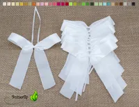 Antennenschleifen Hochzeit, 10 Stück, Farbauswahl:weiß 029