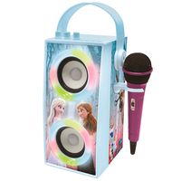 Lexibook BTP180FZZ Disney Frozen II tragbarer Bluetooth-Lautsprecher mit Lichtern & Mikrofon