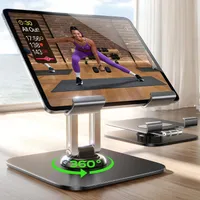 Für iPad Ständer Tablet Ständer, Verstellbarer Tablet Halterung Tisch Super Stabil Universal Tablet Halterung