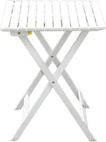 Klapptisch Bistro weiß gewischt 58x58cm