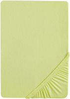 biberna Jersey-Spannbetttuch Spannbetttuch Spannbettlaken Weiß 90-100 x 200 cm