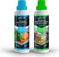 SkinStar Daunenwaschmittel Textilien + Wash-In Imprägnierung Doppelpack je 500ml