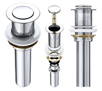 doporro Design Push-Open-Ventil PU05 Ablaufgarnitur / Waschbeckenstöpsel