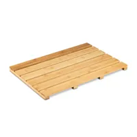 relaxdays Bambus Badematte natur