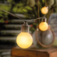 esotec Solar Glühbirnen-Lichterkette Shining Bulbs Kugel Kugelleuchten 102180