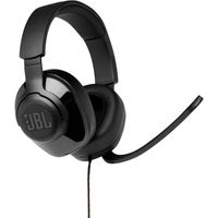 JBL QUANTUM 200 - slúchadlá - čelenka - herné - čierne - binaurálne - hlasitosť + - hlasitosť -