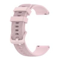 Sport Ersatz Armband für Garmin VivoMove Luxe 20mm Silikon Band Loop, Farbe:Rosa