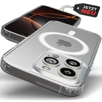 Hülle für iPhone 16 Pro Max - MagSafe Clear Case Cover Durchsichtig Manget Schutzhülle Transparent Silikon Handyhülle Magnetisch