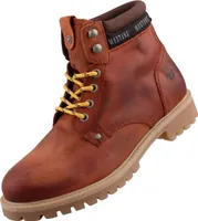 Mustang Herren Leder Stiefel Braun